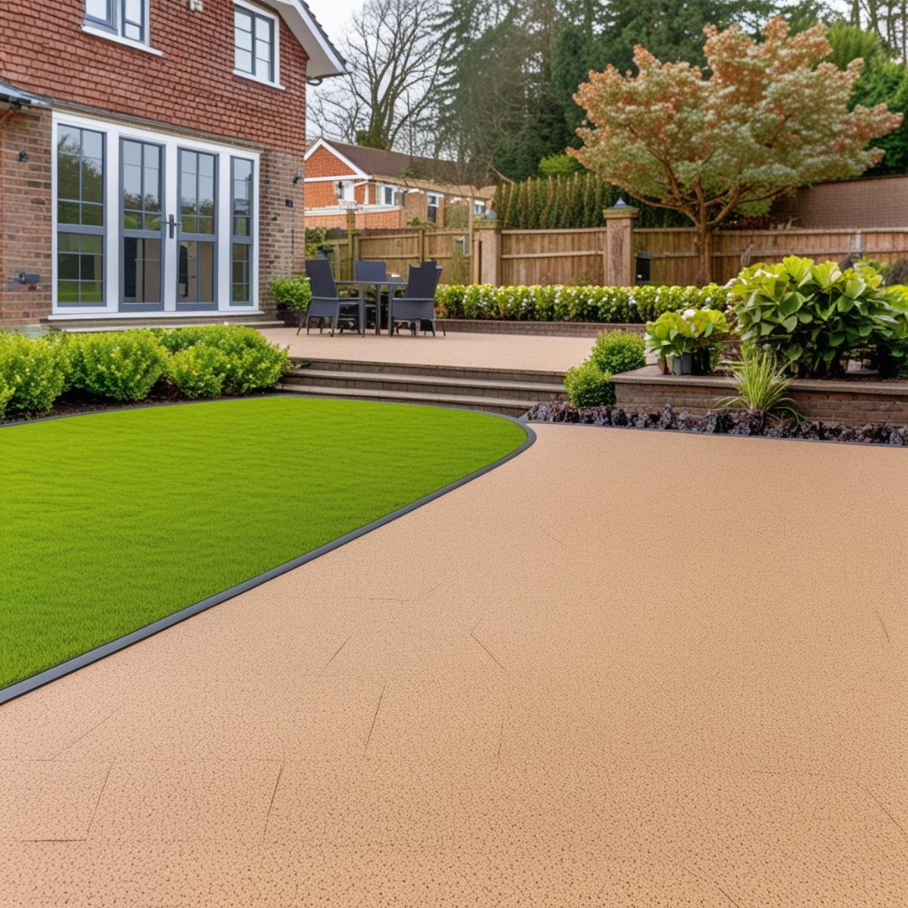 New Resin Paving in Deeside
