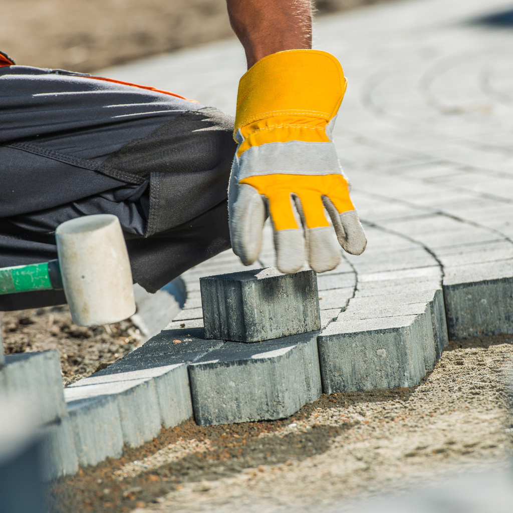 Stone Paving for driveways in Deeside